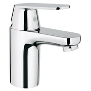 Смеситель для раковины Grohe Eurosmart Cosmopolitan однорычажный S-Size гладкий корпус гибкая подводка