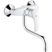Смеситель для кухонной мойки Grohe Eurosmart New однорычажный настенный монтаж вынос излива 217 мм