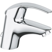 Смеситель для раковины Grohe Eurosmart 33284001 однорычажный цепочка гибкая подводка