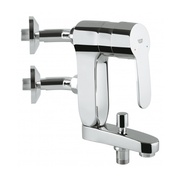 Смеситель для ванны Grohe Eurostyle Cosmopolitan Vertica 23302000 однорычажный настенный вертикальный монтаж под углом