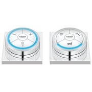 Электронная панель управления Grohe F-digital 36344000 и переключатель для ванны, квадратная розетка