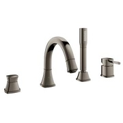 Смеситель для ванны Grohe Grandera на 4 отверстия коричневый (темный графит)