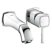 Смеситель для раковины Grohe Grandera 19929000 на два отверстия S-Size комплект верхней монтажной части излив 177 мм хром
