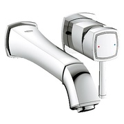 Смеситель для раковины Grohe Grandera 19930000 на 5 отверстий хромна два отверстия M-Size комплект верхней монтажной части вынос 234 мм