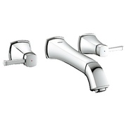Смеситель для раковины Grohe Grandera 20415000 на три отверстия M-Size комплект верхней монтажной части вынос 234 мм хром