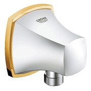 Подключение для душевого шланга Grohe Grandera 27970IG0 с защитой от обратного потока хром/золото
