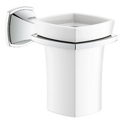 Держатель Grohe Grandera 40626000 с керамическим стаканом хром