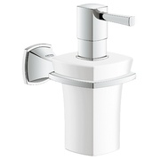 Держатель Grohe Grandera 40627000 с керамическим дозатором жидкого мыла хром