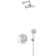 Душевая система Grohe Grohtherm 2000 New для скрытого монтажа с верхним душем