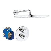 Термостат Grohe Grohtherm 3000 Cosmopolitan для душа встраиваемый с верхним душем