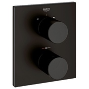Термостат Grohe Grohtherm 3000 Cosmopolitan для ванны комплект верхней монтажной части без встраиваемого механизма черный