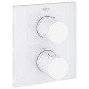 Термостат Grohe Grohtherm 3000 Cosmopolitan для ванны комплект верхней монтажной части без встраиваемого механизма белый