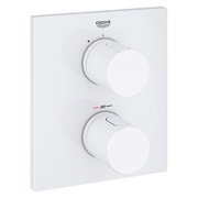 Термостат Grohe Grohtherm 3000 Cosmopolitan для душа комплект верхней монтажной части без встраиваемого механизма белый