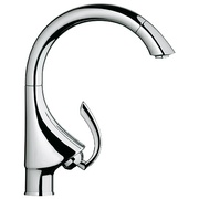 Смеситель для кухонной мойки Grohe K4 однорычажный поворотный трубкообразный излив хром