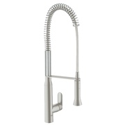 Смеситель для кухонной мойки Grohe K7 однорычажный на одно отверстие профессиональная лейка суперсталь