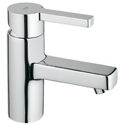 Смеситель для раковины Grohe Lineare однорычажный S-Size гладкий корпус гибкая подводка