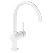 Смеситель для кухни Grohe Minta 32917LS0 однорычажный регулировка расхода воды белая луна