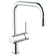 Смеситель для кухонной мойки Grohe Minta 32067000 однорычажный U-излив хром
