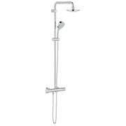 Душевая система Grohe New Tempesta Cosmopolitan с термостатом для настенного монтажа кронштейн 390 мм