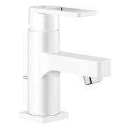 Смеситель для раковины Grohe Quadra однорычажный монтаж на одно отверстие белая луна