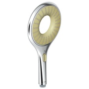 Ручной душ Grohe Rainshower Icon 150 27632000 два вида струй ограничение расхода воды адаптер хром/фисташковый