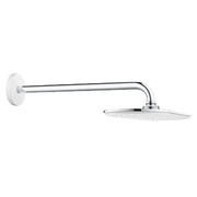 Верхний душ Grohe Rainshower Veris 300 мм с кронштейном 422 мм белая луна