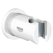 Настенный держатель Grohe Rainshower 27074LS0 без регулировки с круглой розеткой белая луна
