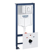 Инсталляция для подвесного унитаза Grohe Rapid SL 38536001 смывной бачок GD 2, монтаж. высота 1.13 м