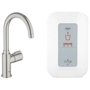 Вертикальный вентиль Grohe Red Mono для кипящей воды и бойлер single (4 литра) суперсталь