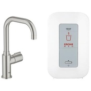 Вертикальный вентиль Grohe Red Mono для кипящей воды U-излив и бойлер single (4 литра) суперсталь