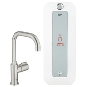 Вертикальный вентиль Grohe Red Mono для кипящей воды U-излив и бойлер combi (8 литров) суперсталь