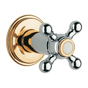 Накладная панель Grohe Sinfonia скрытой вентильной головки для встраиваемых вентилей хром/золото