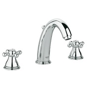 Смеситель для раковины Grohe Sinfonia на 3 отверстия вынос 139 мм высокий излив хром