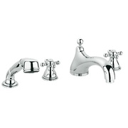 Смеситель для ванны Grohe Sinfonia на 4 отверстия вынос 220 мм хром