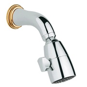 Верхний душ Grohe Sinfonia 50 мм с одним видом струи, душевой кронштейн хром/золото