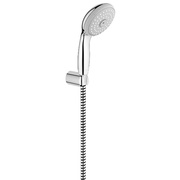 Душевой набор Grohe Tempesta New 100 27849000 три вида струй настенный держатель без регулировки