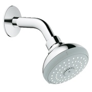 Верхний душ Grohe Tempesta New 100 26088000 и душевой кронштейн 3 режима струи