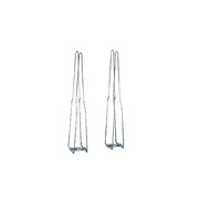 Крепёжный комплект Grohe Uniset вертикальные кронштейны для унитаза и биде