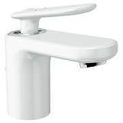Смеситель для раковины Grohe Veris однорычажный S-Size гибкая подводка, сливной гарнитур белая луна