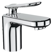 Смеситель для раковины Grohe Veris однорычажный S-Size гибкая подводка, сливной гарнитур хром