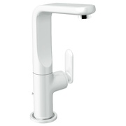 Смеситель для раковины Grohe Veris однорычажный L-Size с высоким изливом белая луна
