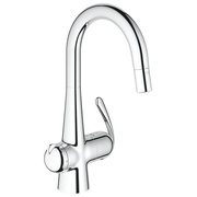 Смеситель для кухонной мойки Grohe Zedra встроенный запорный вентиль