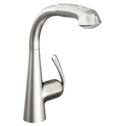 Смеситель для кухонной мойки Grohe Zedra однорычажный гибкая подводка нержавеющая сталь