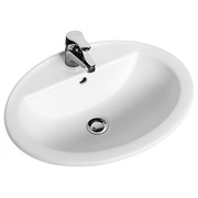 Раковина Gustavsberg Saval/Nordic 7G285301 60.5x48.5 см с 1 отверстием под смеситель