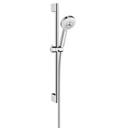 Душевой гарнитур Hansgrohe Crometta 100 Multi 3 режима белый/хром 65 см