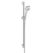 Душевой гарнитур Hansgrohe Crometta 100 Multi 3 режима белый/хром 90 см