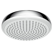 Верхний душ Hansgrohe Crometta 160 один вид струи белый/хром