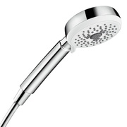 Ручной душ Hansgrohe Crometta 100 Multi 3 вида струй белый/хром 26823400