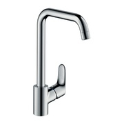 Смеситель для кухонной мойки Hansgrohe Focus стандартный излив поворотный нержавеющая сталь