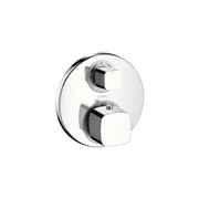 Внешняя часть встроенного термостата Hansgrohe Metris Ecostat E хром